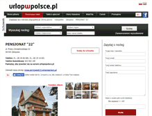 Tablet Screenshot of pensjonat22.urlopwpolsce.pl